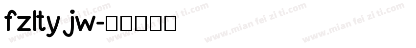 fzlty jw字体转换